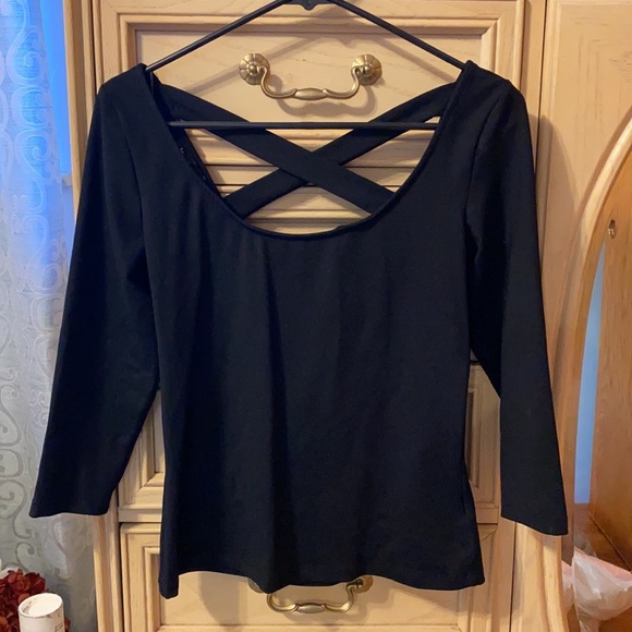 Bebe Low Back Top - Picture 2 of 6